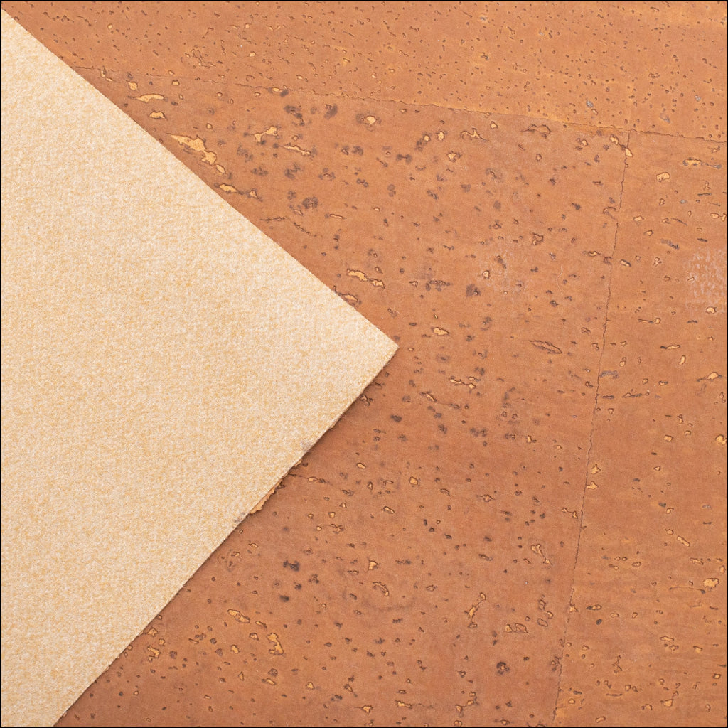 Burlywood brown cork textile sheet portuguese cork fabric COF-439 cork fabric