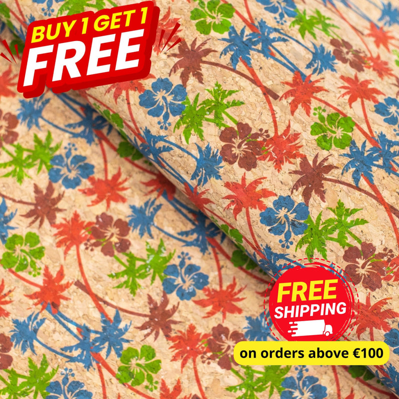 Buy 1 Get Free: Aloha Cork Fabric Cof-362-A Cork Fabric