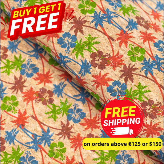 Buy 1 Get Free: Aloha Cork Fabric Cof-362-A Cork Fabric