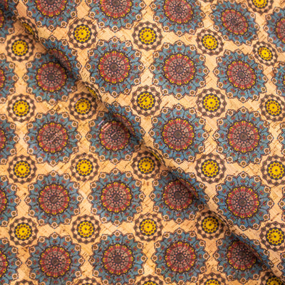 Cork Fabric Tile Portuguese Ceramic Tile Mosaic Pattern Cof-286 Cork