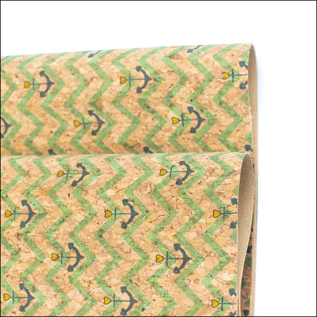 Sailor Waves Cork Fabric Cof-324-A Cork Fabric