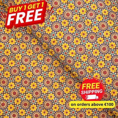 Buy 1 Get Free:cork Fabric Tile Portuguese Ceramic Tile Mosaic Pattern Cof-288 Cork