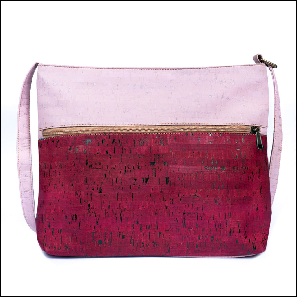 Chic Two-Tone Cork Crossbody Bag for Women BAGP-014 E Flash Sales