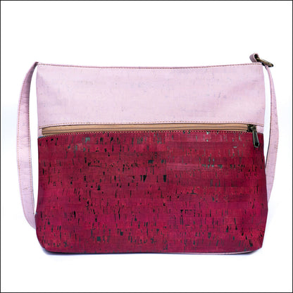 Chic Two-Tone Cork Crossbody Bag for Women BAGP-014 E Flash Sales