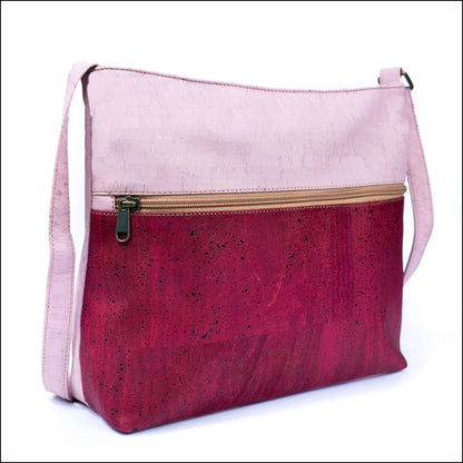 Chic Two-Tone Cork Crossbody Bag for Women BAGP-014 Flash Sales