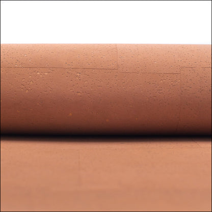 Chocolate light brown cork textile sheet portuguese cork fabric COF-437 cork fabric