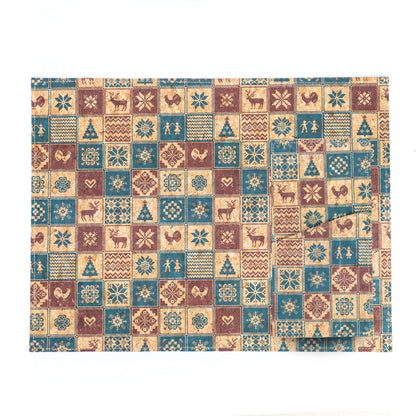 Christmas Cork Placemats And Cutlery Pockets Set – 8-Piece Pack (Limited Edition) L-1094 Flash Sales