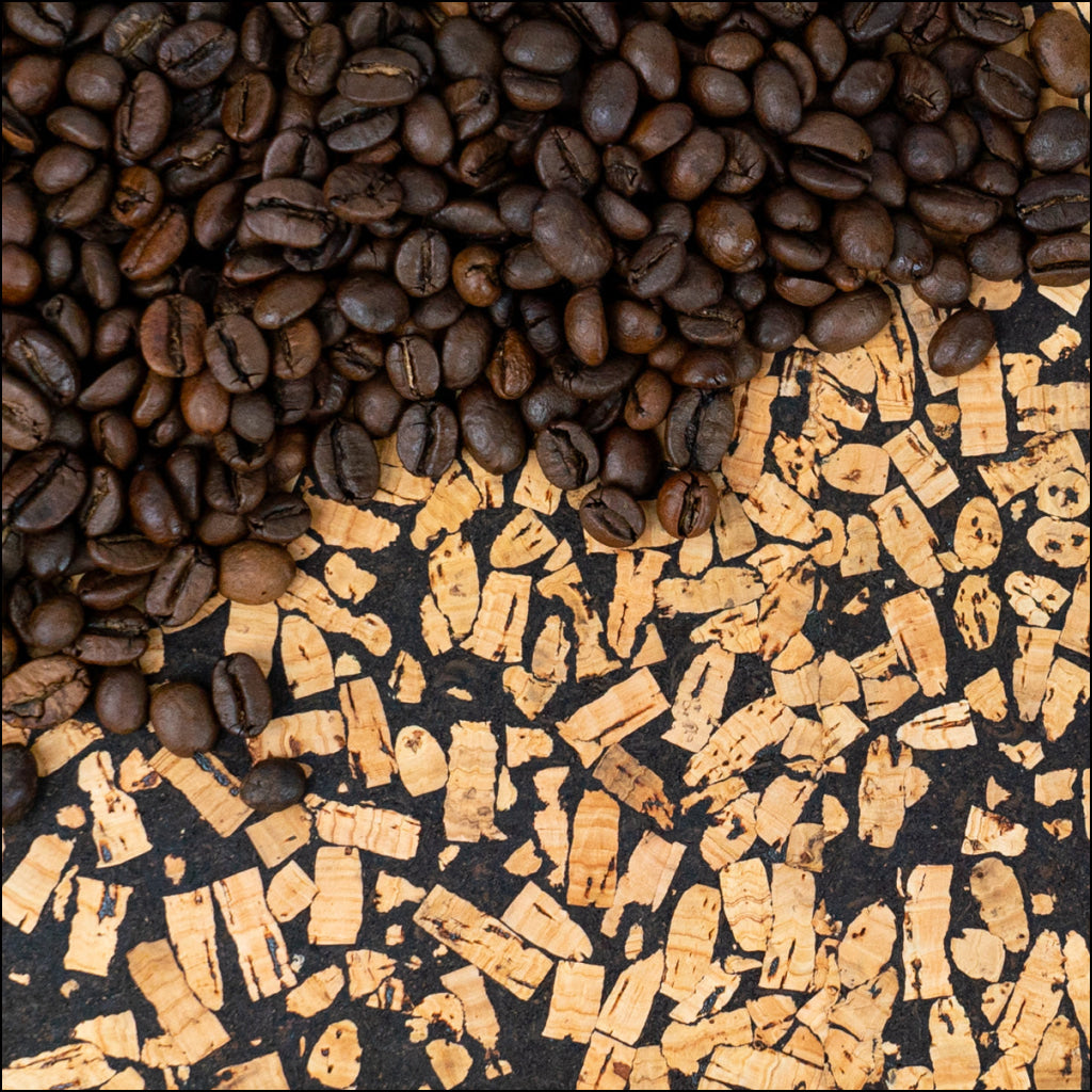 Coffee Bean Mosaic Cork Fabric COF-493 cork fabric