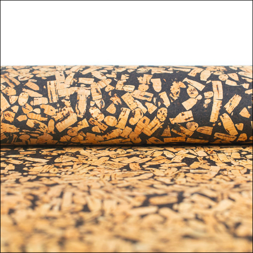 Coffee Bean Mosaic Cork Fabric Cof-493 Cork Fabric