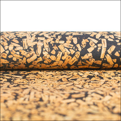 Coffee Bean Mosaic Cork Fabric Cof-493 Cork Fabric