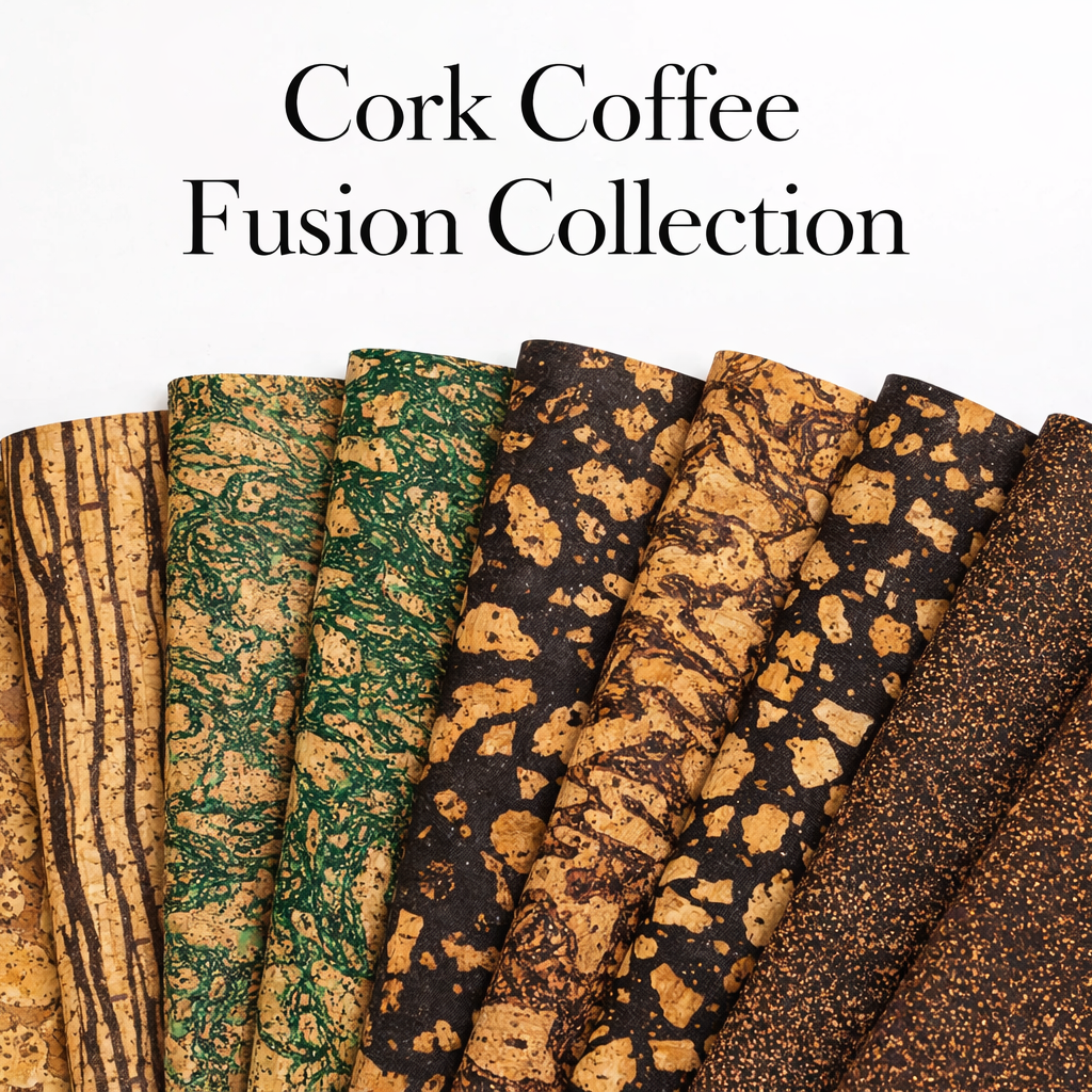 Cork Coffee Fusion Collection | 8x5cm (3.1x2in) | 10 Piece Sample Pack