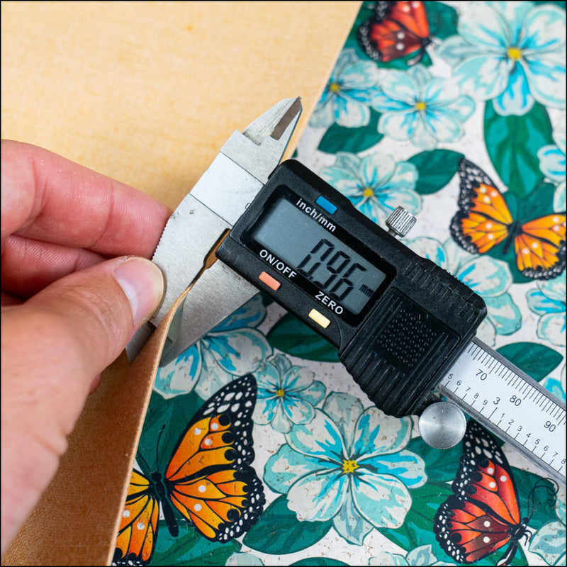 Colorful Butterfly & Flower Cork Fabric COF-631 cork fabric