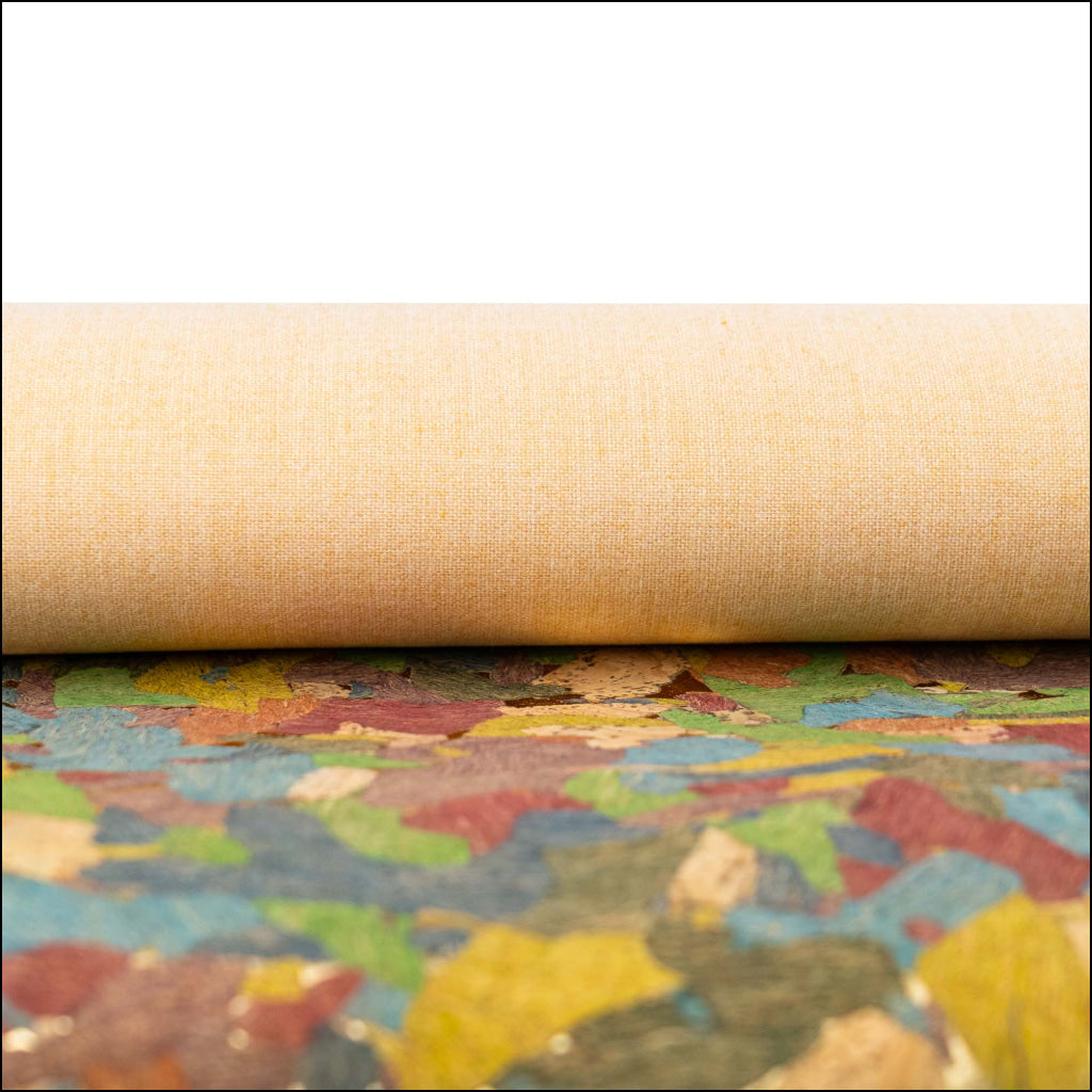 Colorful Mosaic Cork Fabric COF-621 cork fabric