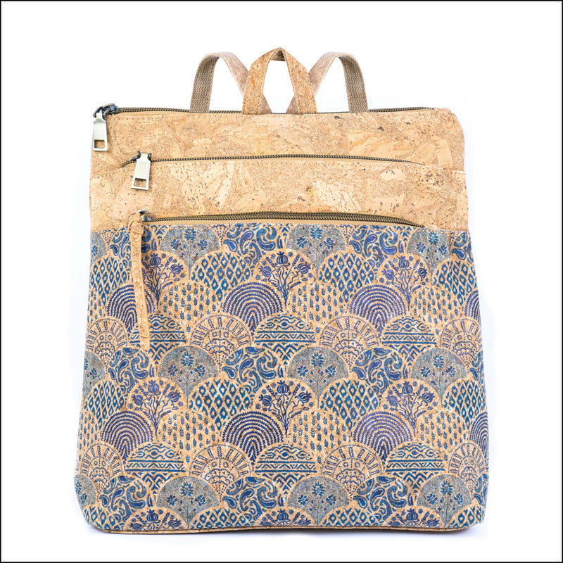Cork Backpack for Women Vegan Rucksack with Multiple Pockets BAGD-601 C Flash Sales