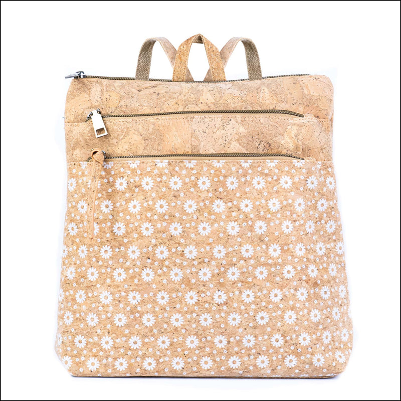 Cork Backpack for Women Vegan Rucksack with Multiple Pockets BAGD-601 D Flash Sales