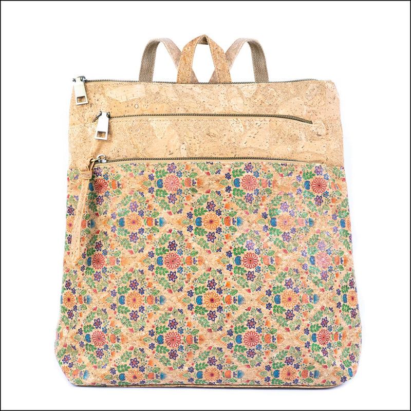 Cork Backpack for Women Vegan Rucksack with Multiple Pockets BAGD-601 F Flash Sales