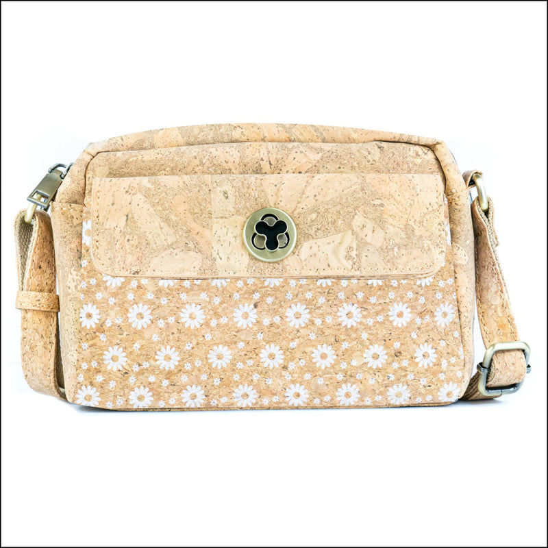 Cork Crossbody Bag – Tiles and Mosaics Print Pattern BAGD-612 E Flash Sales
