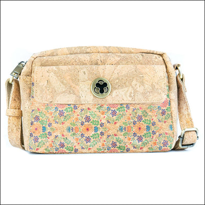 Cork Crossbody Bag – Tiles and Mosaics Print Pattern BAGD-612 H Flash Sales
