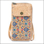 Cork Crossbody Phone Bag Printed Vegan Purse Wallet BAGD-600 B Flash Sales