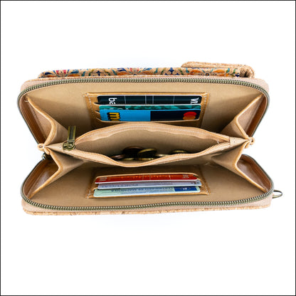 Cork Crossbody Phone Bag Printed Vegan Purse Wallet BAGD-600 Flash Sales