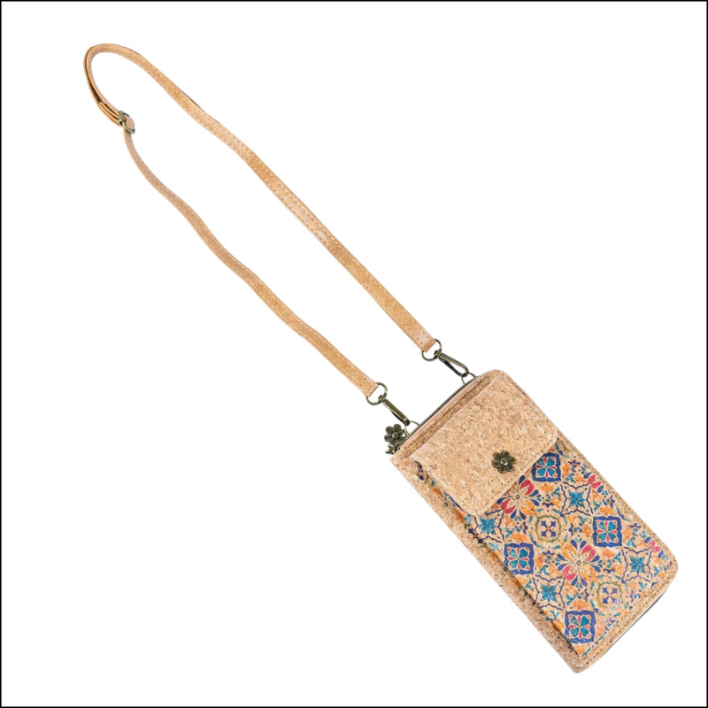 Cork Crossbody Phone Bag Printed Vegan Purse Wallet BAGD-600 Flash Sales