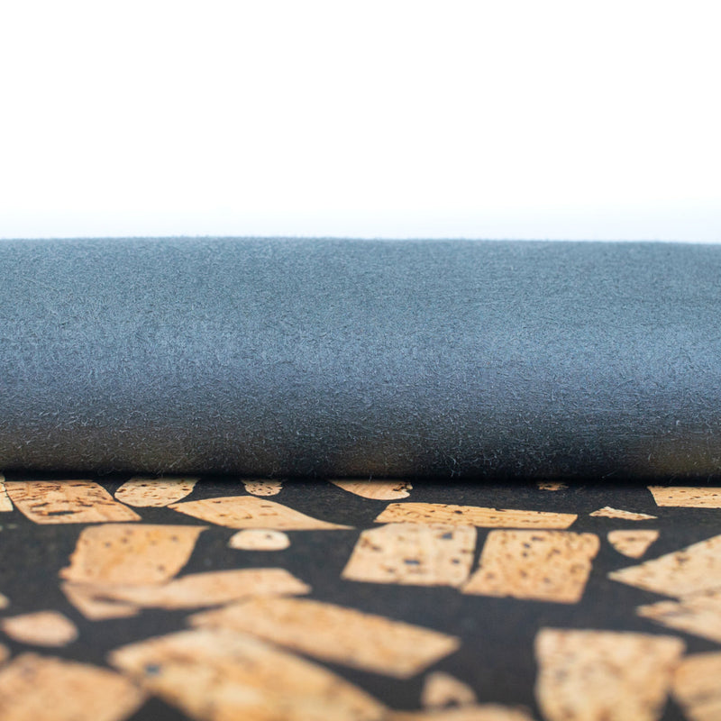 Cork Fabric Blended With Coffee Beans - Natural Material Cof-364-B Cork Fabric