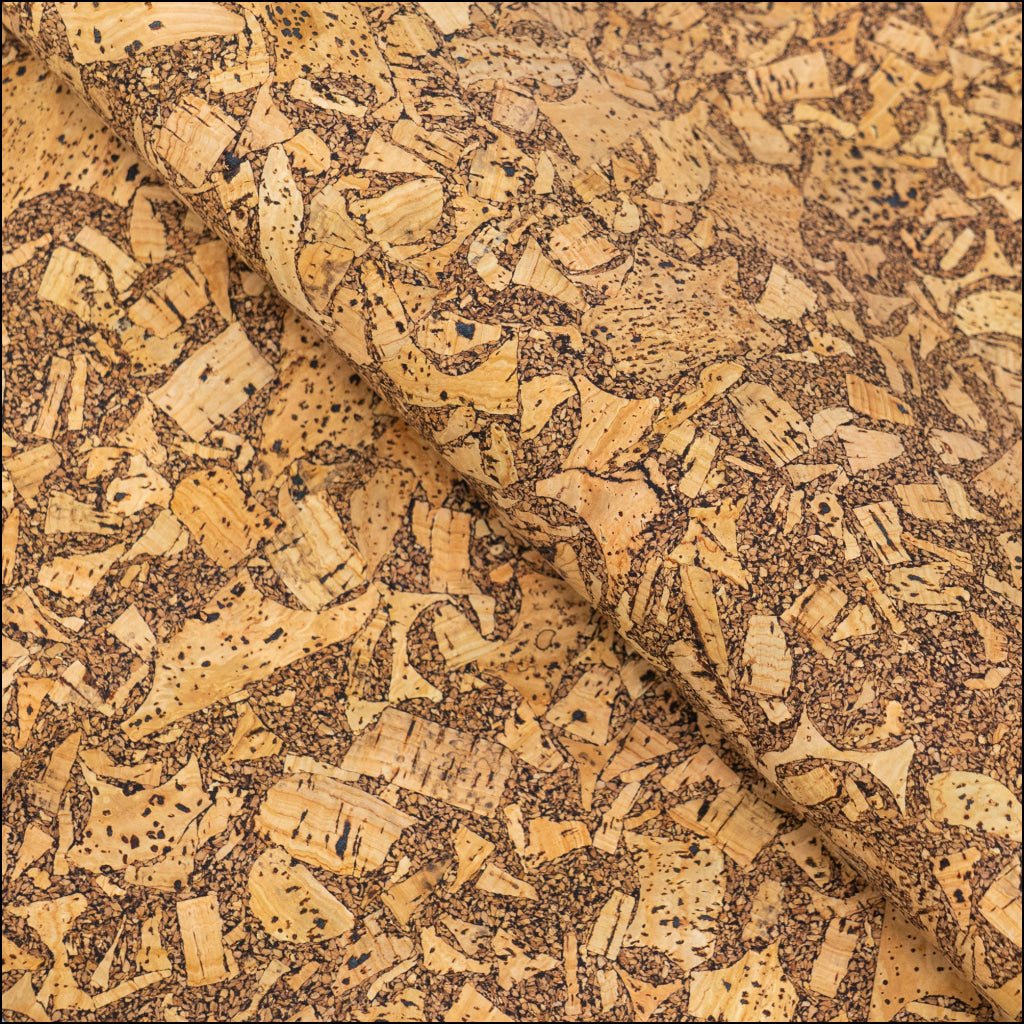 Cork Fabric Mixed with Coffee Grounds COF-660 cork fabric