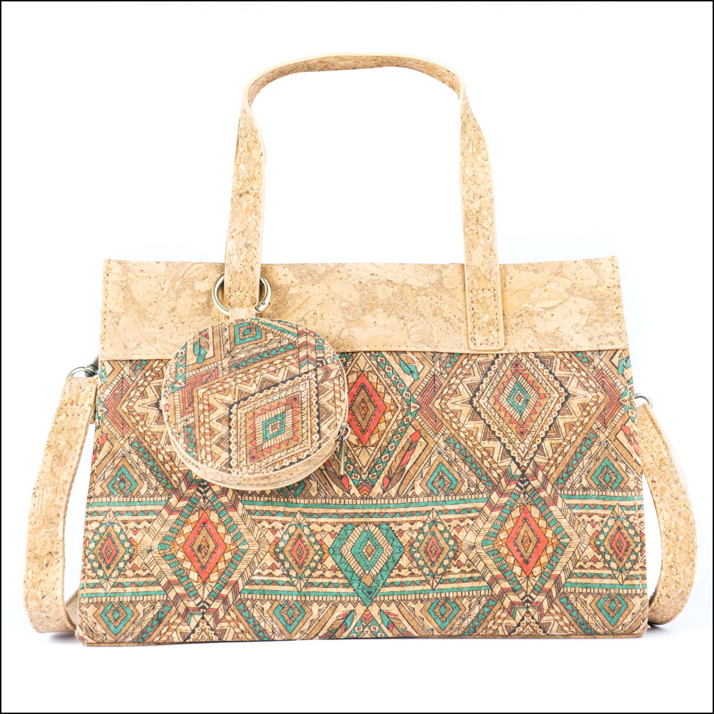 Cork Handbag with Coin Purse BAGD-613 A Flash Sales