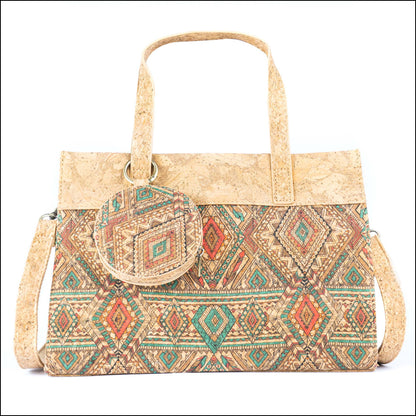 Cork Handbag with Coin Purse BAGD-613 A Flash Sales