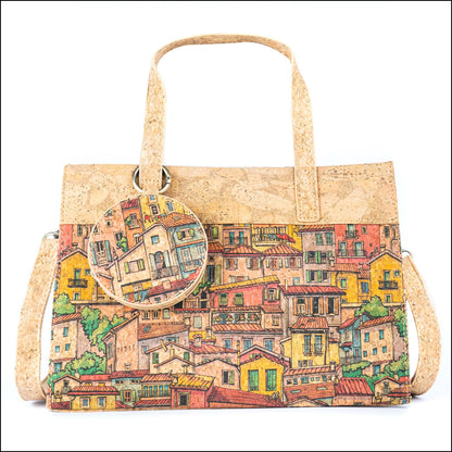 Cork Handbag with Coin Purse BAGD-613 E Flash Sales