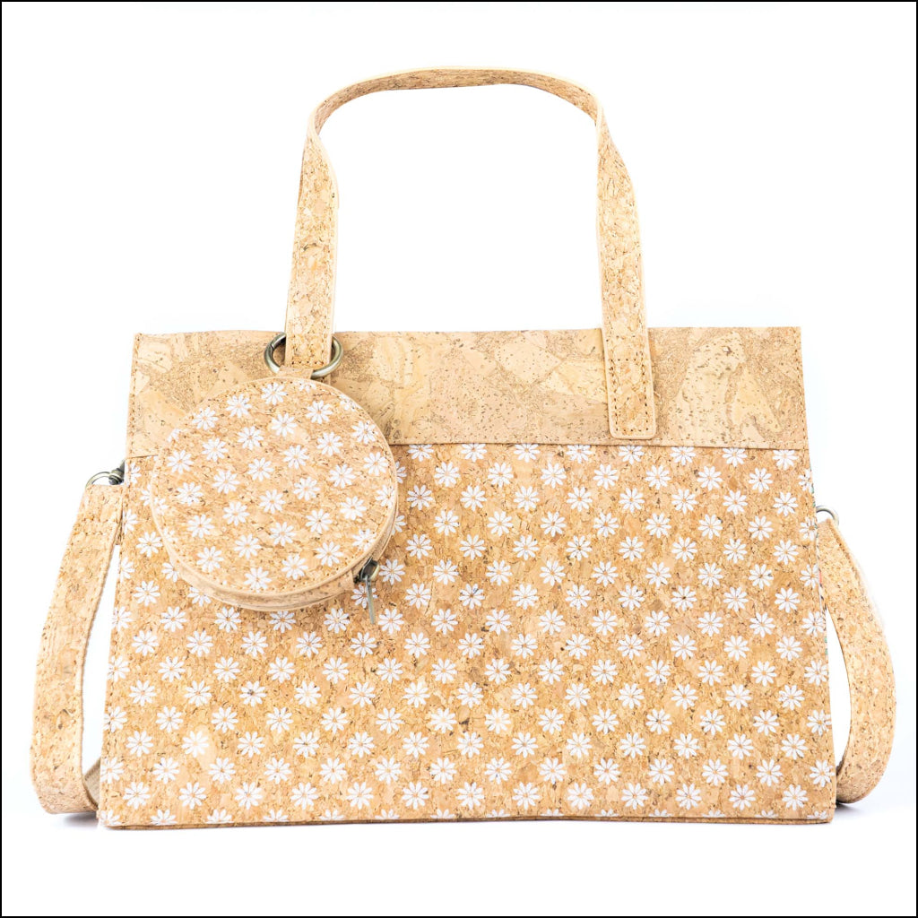 Cork Handbag with Coin Purse BAGD-613 F Flash Sales