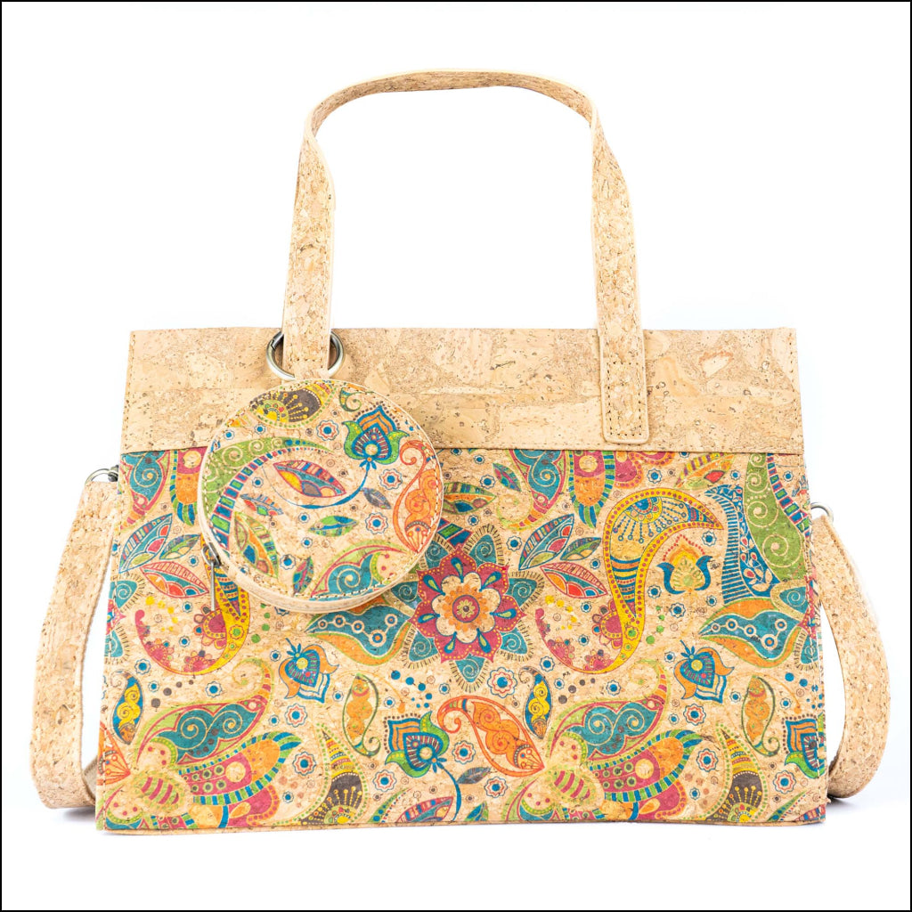 Cork Handbag with Coin Purse BAGD-613 Flash Sales