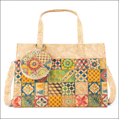 Cork Handbag with Coin Purse BAGD-613 G Flash Sales