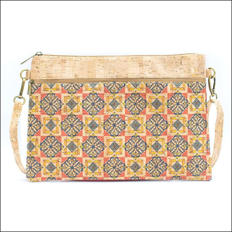 Cork Sling Bag With Adjustable Shoulder Strap And Wristlet Handle Bagd-293 C Flash Sales