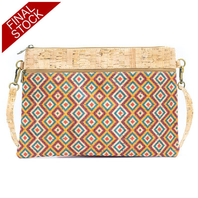 Cork Sling Bag With Adjustable Shoulder Strap And Wristlet Handle Bagd-293 D Flash Sales