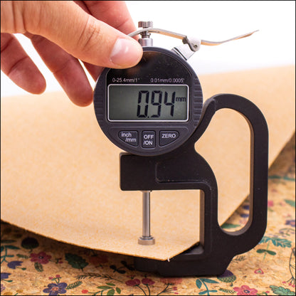 Cute Bird Hazelnut And Green Leaves Pattern Cork Fabric Cof-382 Cork