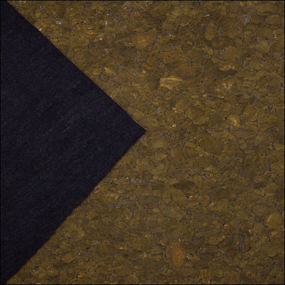 Dark Green Agglo Cork Fabric- Cof-357 Cork Fabric