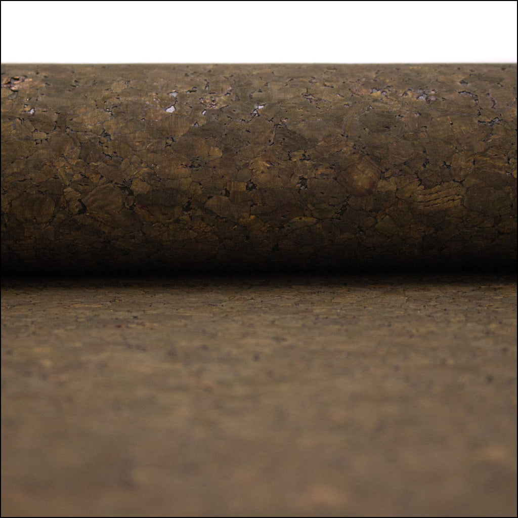 Dark Green Agglo Cork Fabric- Cof-357 Cork Fabric