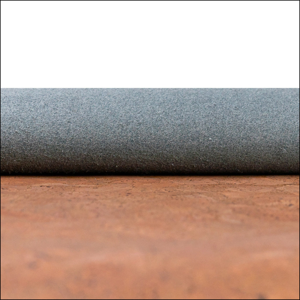 Dark Orange-Brown Cork Fabric In Block Style 0.99 Thickness Cof-589 Cork Fabric
