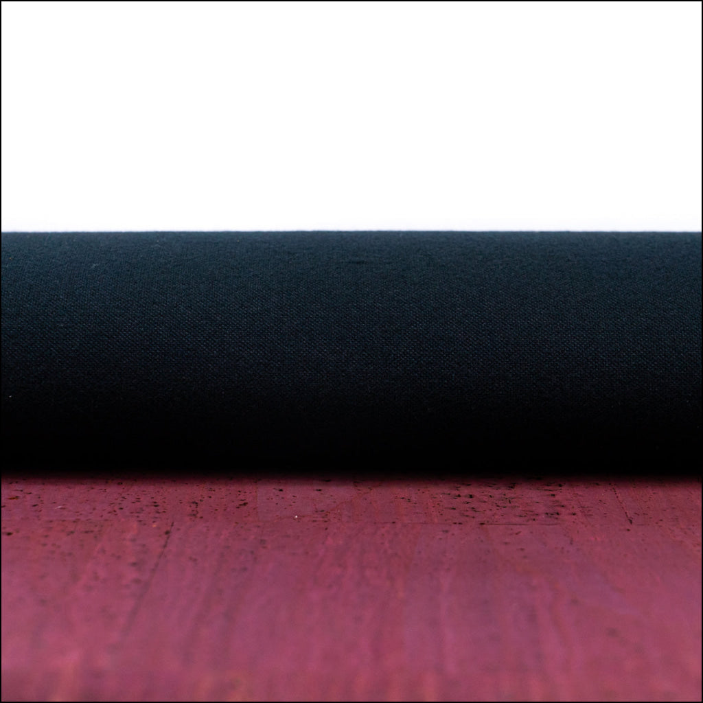 Dark Red Cork Fabric With Black Backing 0.80Mm Thickness Cof - 530 - C Cork Fabric