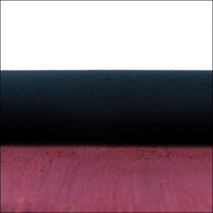 Dark Red Cork Fabric With Black Backing 0.80Mm Thickness Cof - 530 - C Cork Fabric