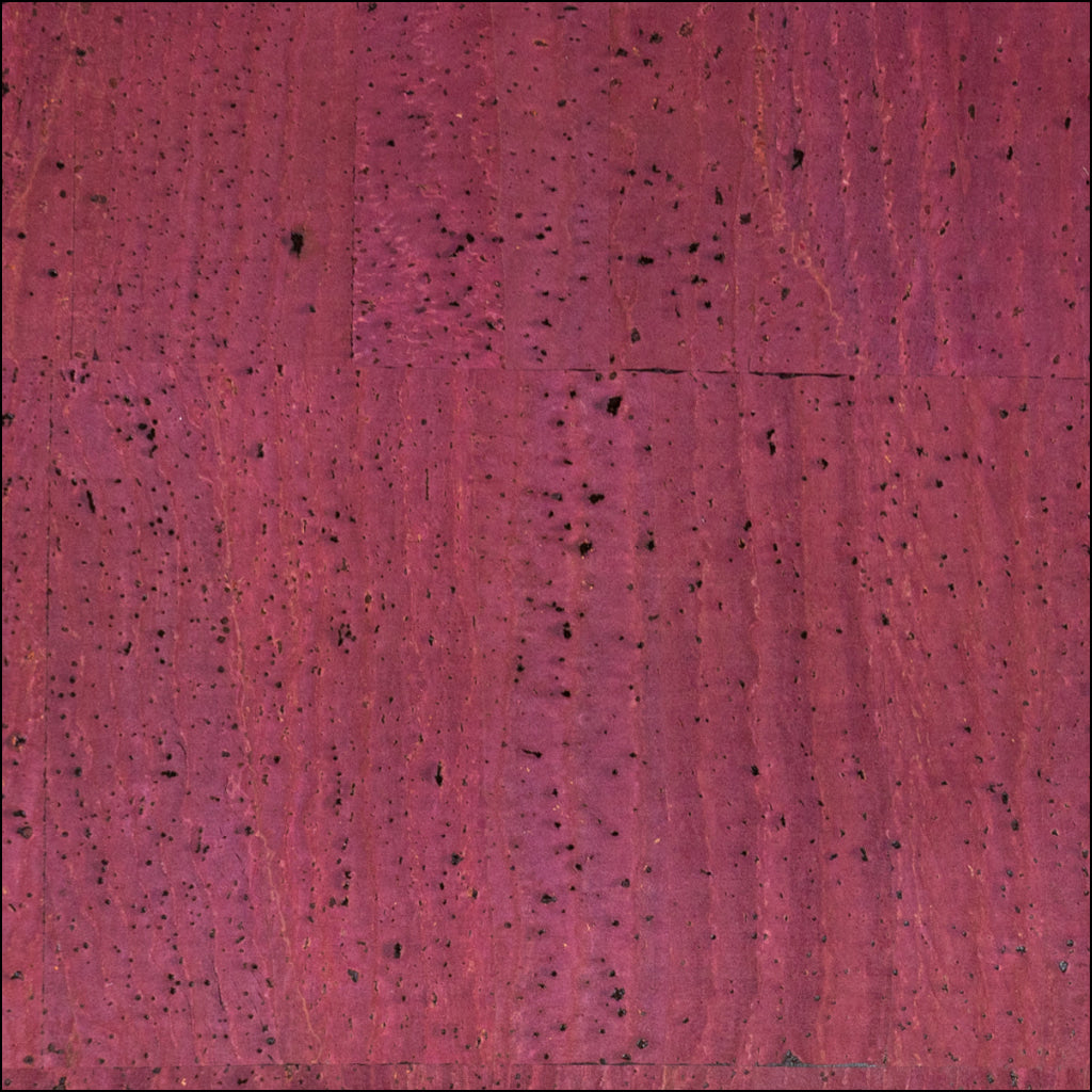 Dark Red Cork Fabric With Black Backing 0.80Mm Thickness Cof - 530 - C Cork Fabric
