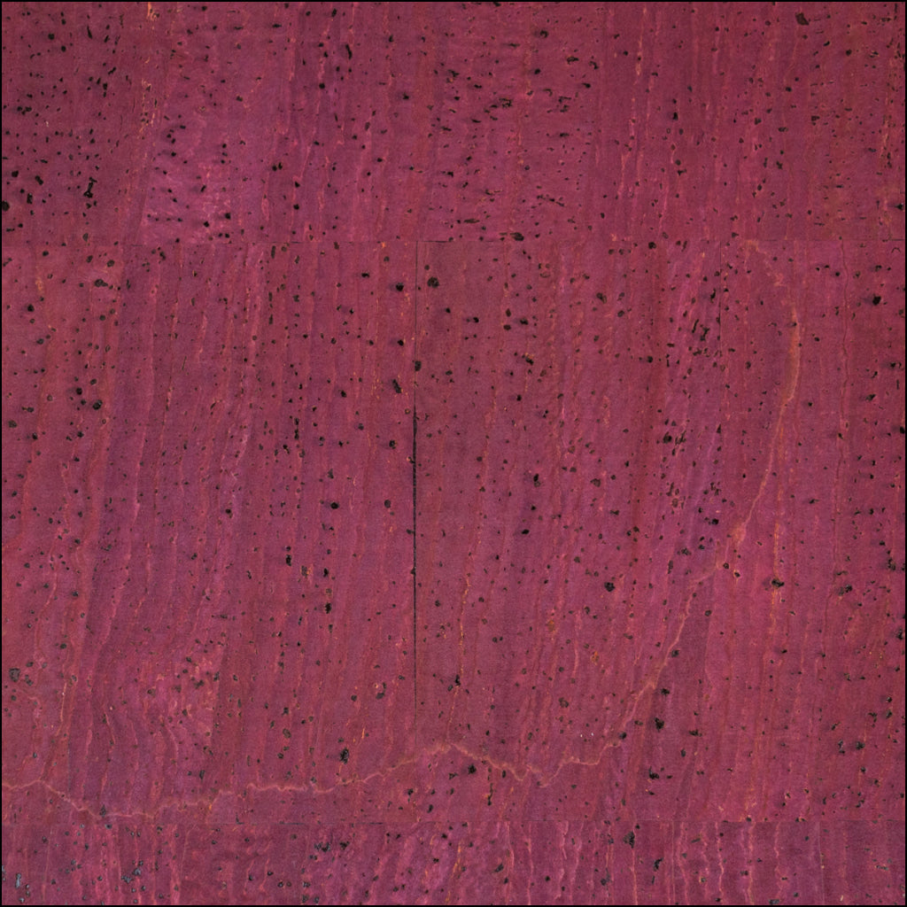Dark Red Cork Fabric With Black Backing 0.80Mm Thickness Cof - 530 - C Cork Fabric