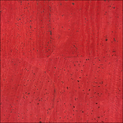 Dark Red Solid Cork Fabric With Black Backing 0.79Mm Thickness Cof - 529 - B Cork Fabric