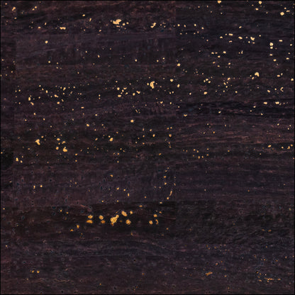 Dark Wine Cork Fabric with Gold Flecks COF-656 cork fabric