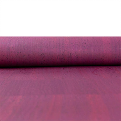 Deep Burgundy Solid Cork Fabric - 0.88Mm Thickness Cof-583 Cork Fabric