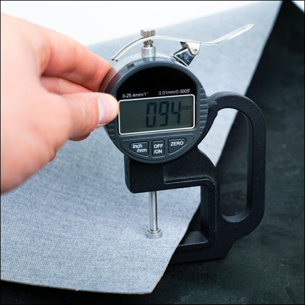 Deep Charcoal Black Cork Fabric Texture - Thickness 0.94Mm Cof - 523 Cork Fabric