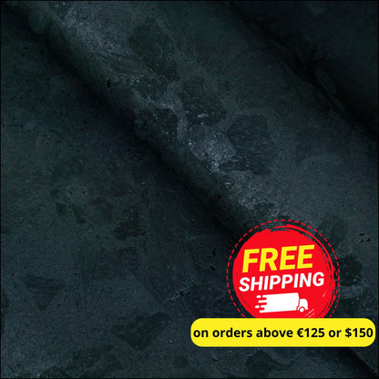 Deep Charcoal Black Cork Fabric Texture - Thickness 0.94Mm Cof - 523 Cork Fabric