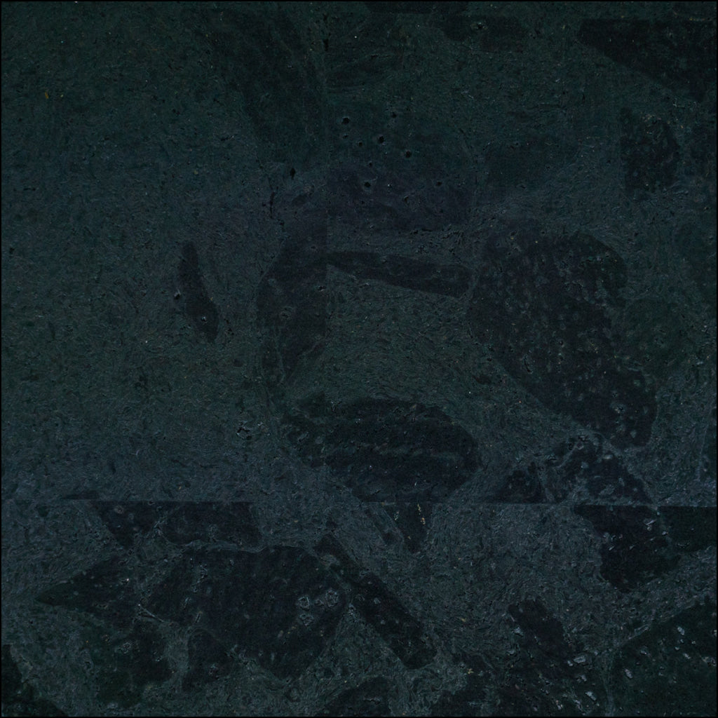 Deep Charcoal Black Cork Fabric Texture - Thickness 0.94Mm Cof - 523 Cork Fabric