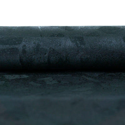 Deep Charcoal Black Cork Fabric Texture - Thickness 0.94Mm Cof - 523 Cork Fabric